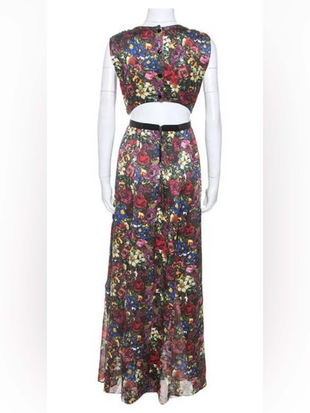 Alice & Olivia Triss English Floral Gown - Picture 3 of 7